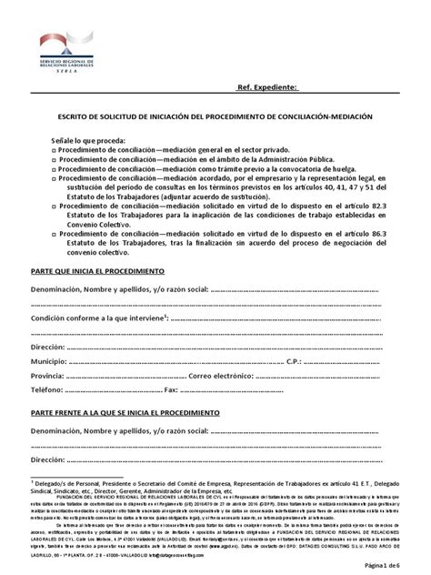 Acuerdo de Iniciación .